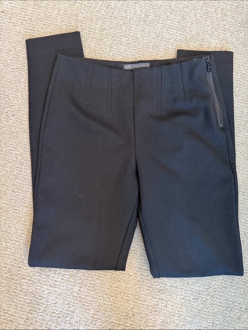 A/X Armani Exchange Black Women's Pull-On Trousers